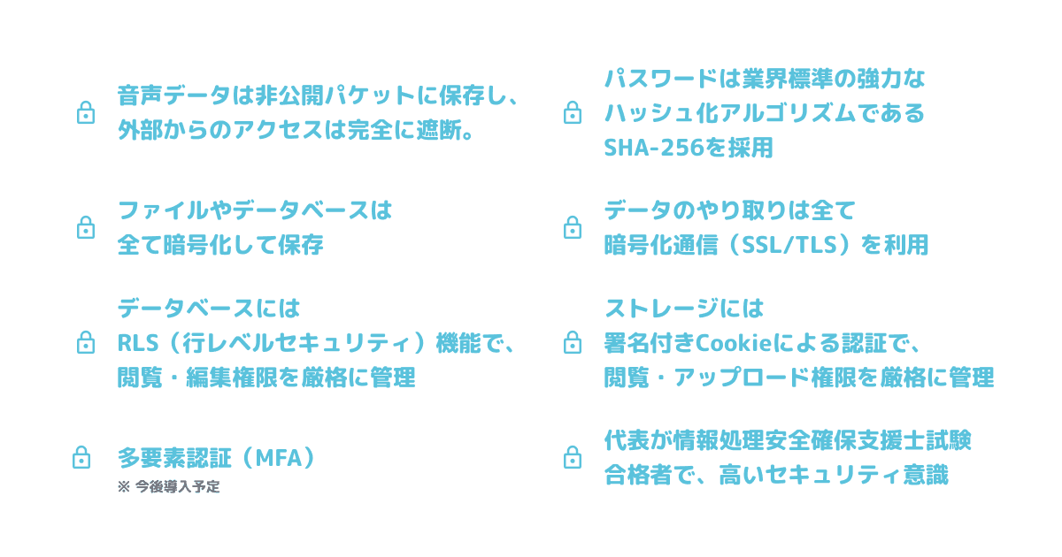 プロフェッショナルグレードのセキュリティ基準